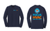 Focus HVAC Long Sleeve Tee Shirt (Navy)- Front and Back Logo