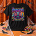 Neon Retro 80s Dracula "Creature of Night" T-Shirt